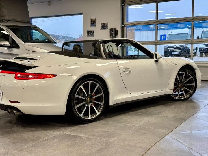 Porsche 911 (991) CABRIOLET 3.8 400 CARRERA 4S blanc verni - 15