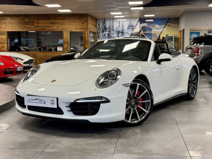 Porsche 911 (991) CABRIOLET 3.8 400 CARRERA 4S blanc verni - 2