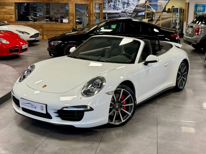 Porsche 911 (991) CABRIOLET 3.8 400 CARRERA 4S blanc verni - 1