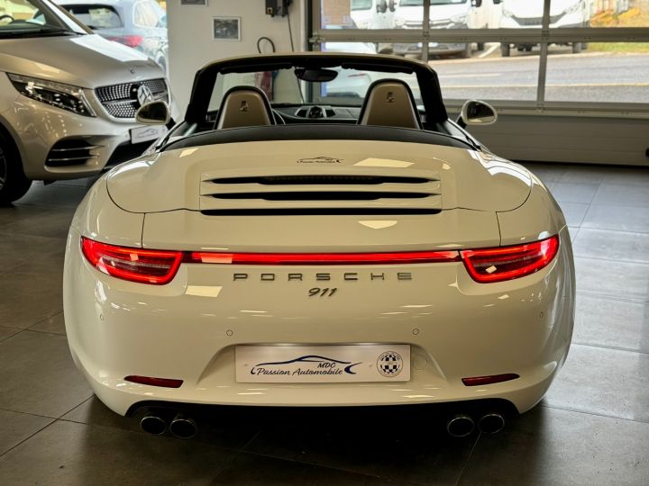 Porsche 911 (991) CABRIOLET 3.8 400 CARRERA 4S blanc verni - 10