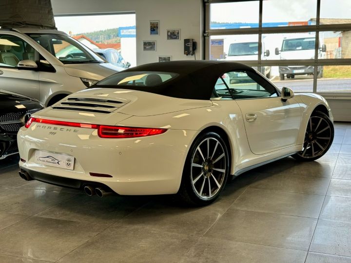 Porsche 911 (991) CABRIOLET 3.8 400 CARRERA 4S blanc verni - 11