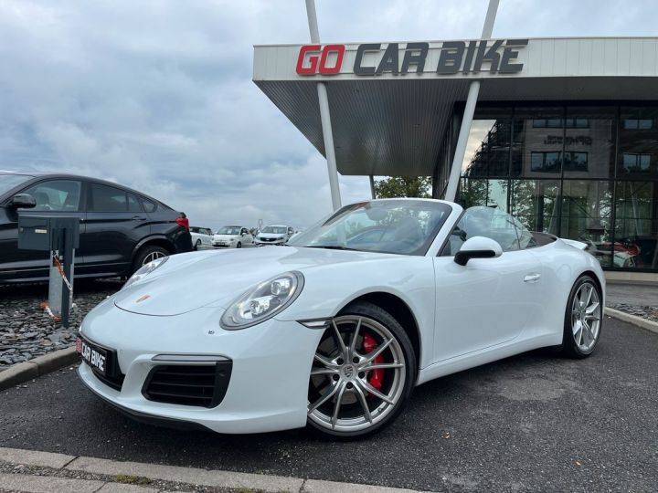 Porsche 911 991 Cabriolet Phase 2 420 ch PDK LIFT PSE Chrono PDLS PDCC 20P 1069-mois Blanc - 1