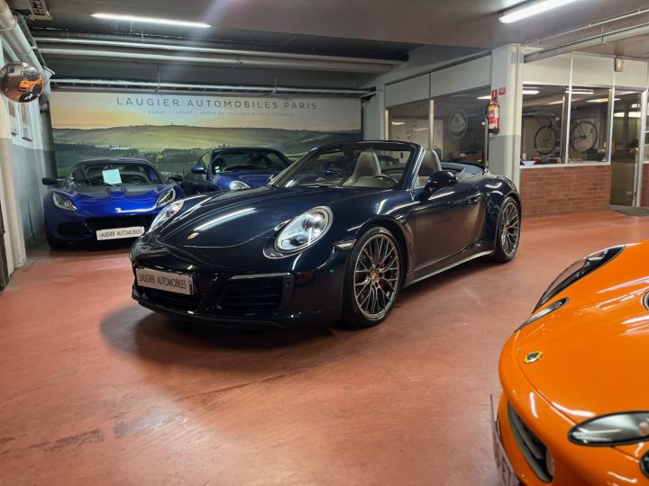 Porsche 911 991 CARRERA 4S CABRIOLET 3.0 PDK 420CH Bleue - 2