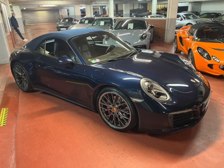 Porsche 911 991 CARRERA 4S CABRIOLET 3.0 PDK 420CH Bleue - 9