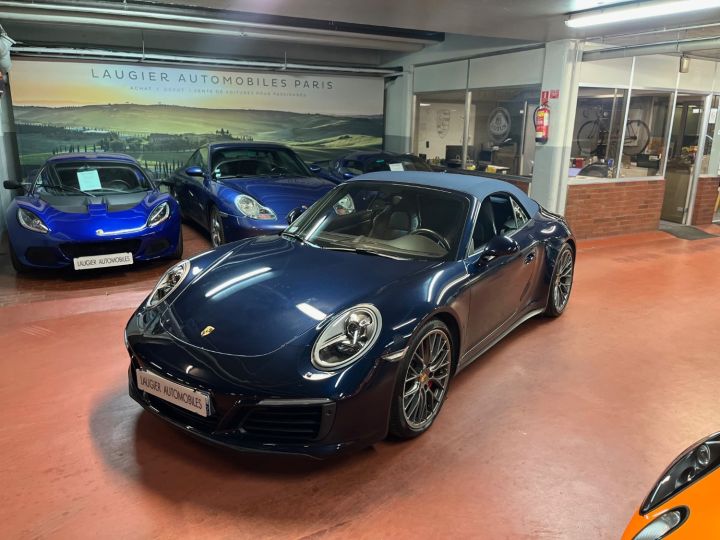 Porsche 911 991 CARRERA 4S CABRIOLET 3.0 PDK 420CH Bleue - 22