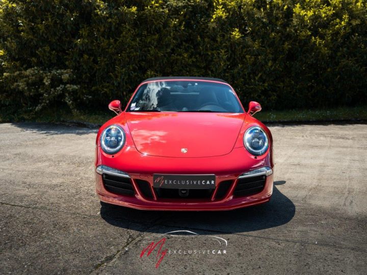 Porsche 911 991 Phase 1 Carrera 4 GTS Cabriolet - 3.8l - 430ch – PDK – Pack Sport Chrono – Echappement Sport– PDLS+ - Bose – Cuir étendu – Sièges Sport 18 Pos - Rouge Carmin - 3