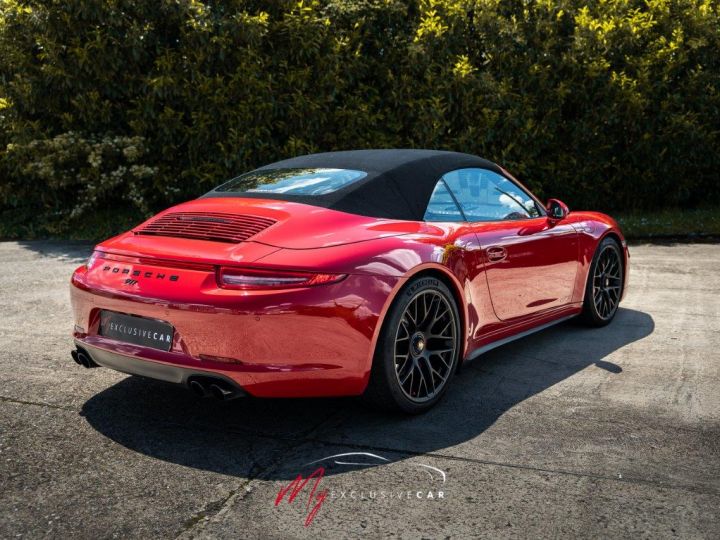 Porsche 911 991 Phase 1 Carrera 4 GTS Cabriolet - 3.8l - 430ch – PDK – Pack Sport Chrono – Echappement Sport– PDLS+ - Bose – Cuir étendu – Sièges Sport 18 Pos - Rouge Carmin - 10