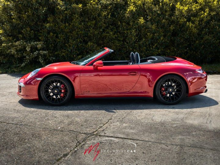 Porsche 911 991 Phase 1 Carrera 4 GTS Cabriolet - 3.8l - 430ch – PDK – Pack Sport Chrono – Echappement Sport– PDLS+ - Bose – Cuir étendu – Sièges Sport 18 Pos - Rouge Carmin - 16