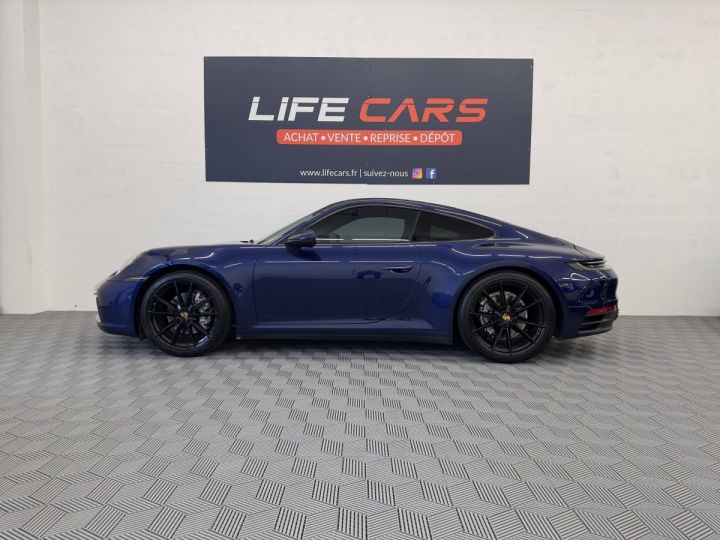 Porsche 911 (992) 3.0 385ch PDK 2020 2ème main éligible Approved origine France toit ouvrant BLEU - 3