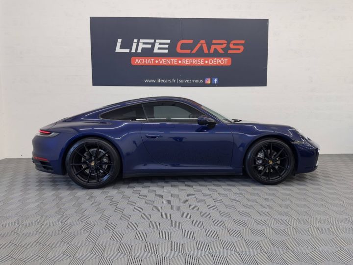 Porsche 911 (992) 3.0 385ch PDK 2020 2ème main éligible Approved origine France toit ouvrant BLEU - 6