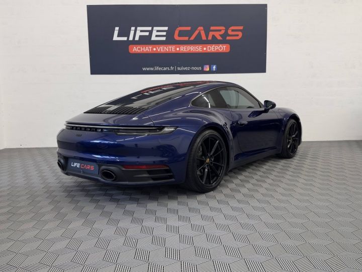 Porsche 911 (992) 3.0 385ch PDK 2020 2ème main éligible Approved origine France toit ouvrant BLEU - 11