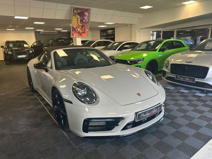 Porsche 911 992 Cabriolet CARRERA S IMMAT FRANCE LOA 1 458 Euros Par Mois Kit Aero Gris Craie 450CV 450 CV Gris - 19