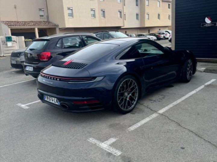 Porsche 911 992 CARRERA 4S 450 CV origine France 2 eme PSE Full Cuir Chrono Bose PDLS Plus 450CV Bleu - 3