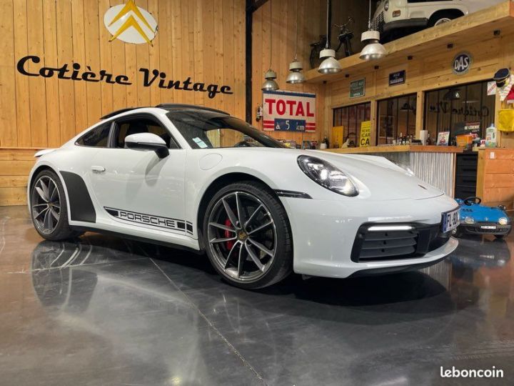 Porsche 911 992 carrera 4s française 1ere main Blanc - 1