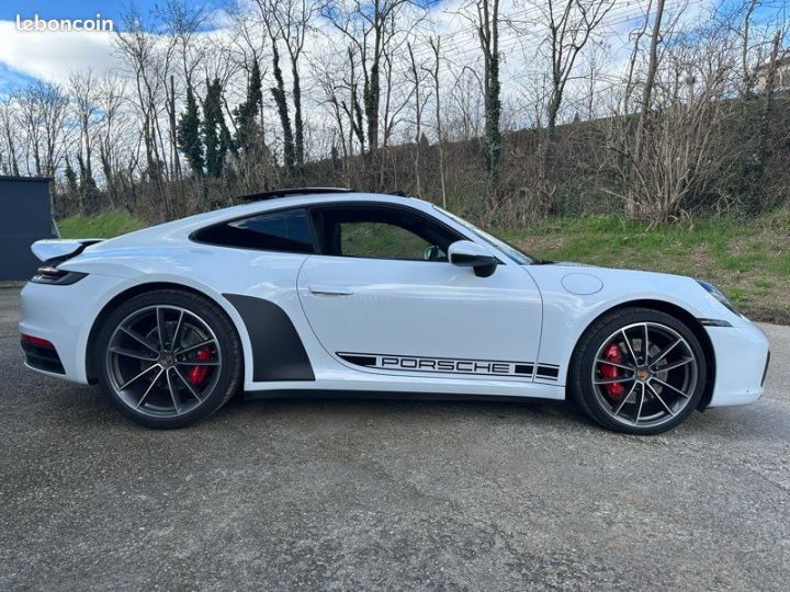 Porsche 911 992 carrera 4s française 1ere main Blanc - 5