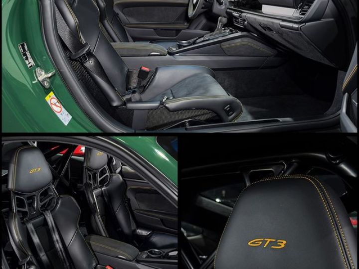 Porsche 911 992 GT3 4.0 510 – Française PTS Clubsport Baquets Lift PDLS+ Carbone PPF 1871EMOIS Vert - 9