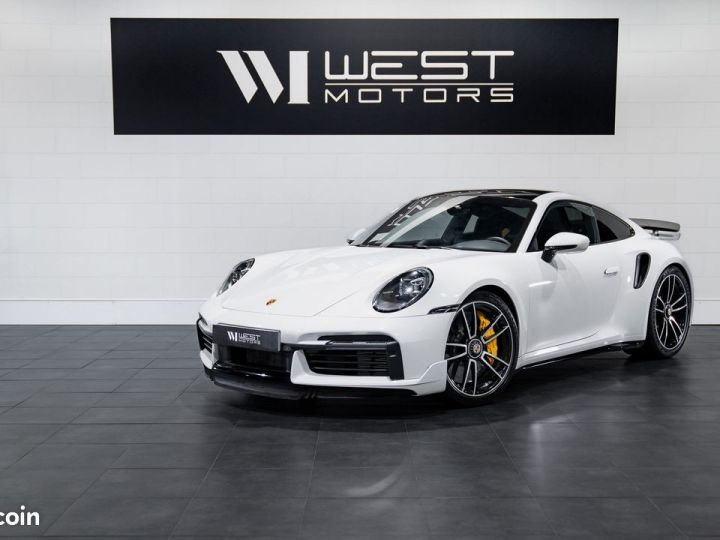 Porsche 911 992 Turbo S 3.8 650 – 1°Main Française Aéro Kit PASM -10mm PDLS+ Surpiqures TO 2491EMOIS Blanc - 1