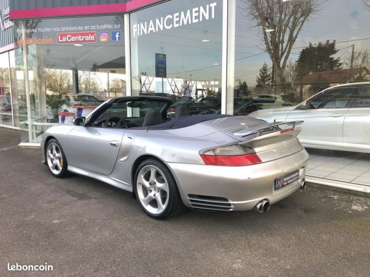 Porsche 911 (996) Cabriolet 450CH TURBO S Gris - 16