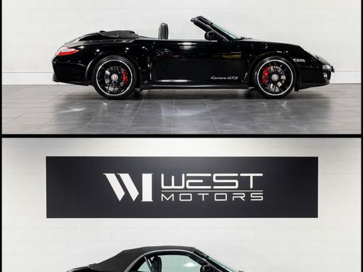 Porsche 911 997.2 Carrera GTS Cabriolet 3.8 408 PDK – Immat France Alcantara Sièges Sport Adaptatifs Chrono Bose PPF Noir - 3