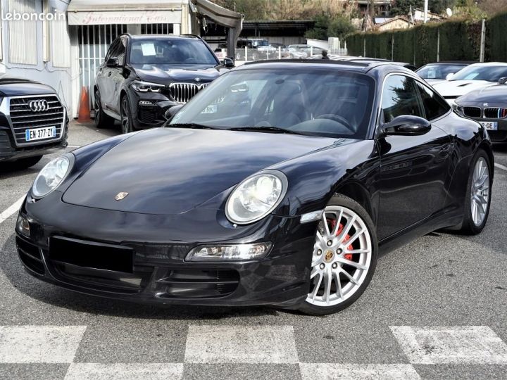 Porsche 911 (997) 3.8 355 targa 4s tiptronic s entretien chrono bose cuir etendu Noir - 1