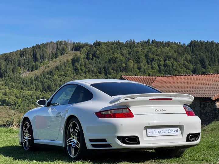 Porsche 911 997.I TURBO 3.6 480CH BLANC - 9