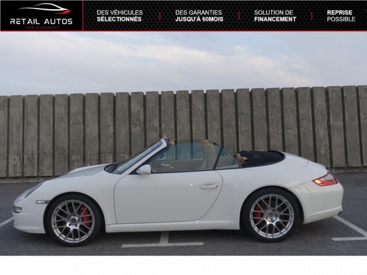 Porsche 911 CABRIOLET 3.8i TYPE 997 Carrera S BLANC - 2