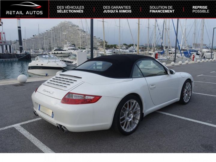 Porsche 911 CABRIOLET 3.8i TYPE 997 Carrera S BLANC - 5