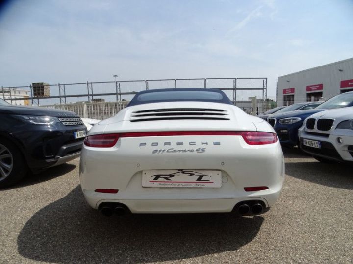 Porsche 911 CABRIOLET (991) CARRERA 4S PDK Blanc - 5