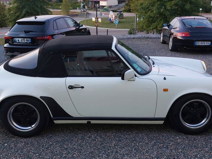 Porsche 911 Carrera 3.2 Cabriolet Blanc - 5