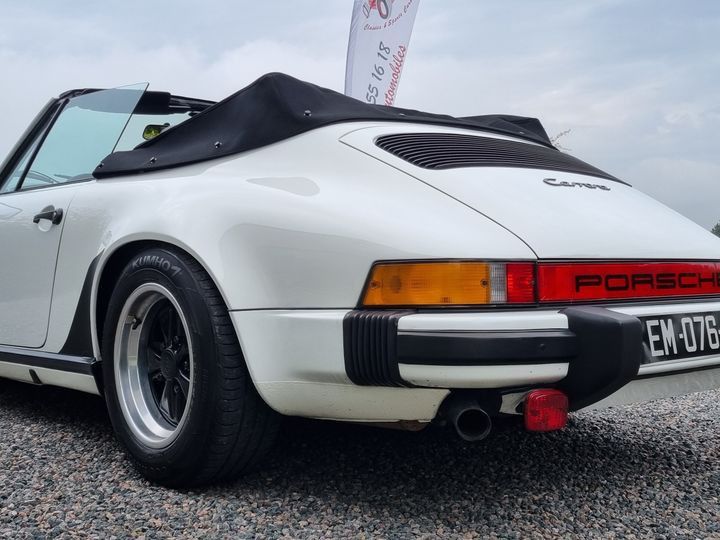 Porsche 911 Carrera 3.2 Cabriolet parfaite Blanc - 3