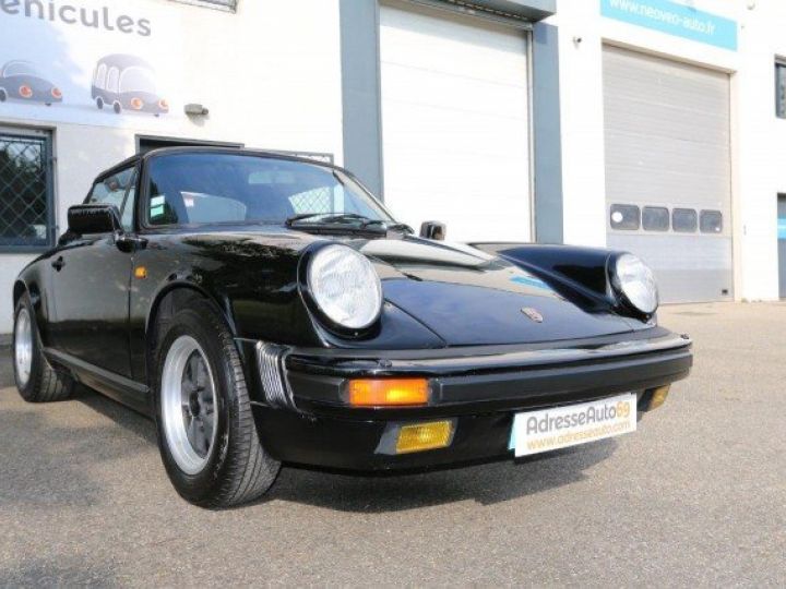 Porsche 911 CARRERA CABRIOLET 3,2 type G50     Essence NOIR - 1