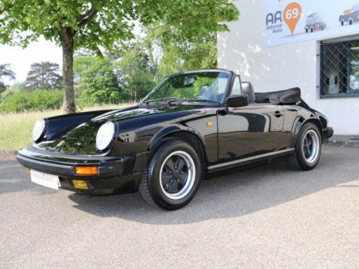 Porsche 911 CARRERA CABRIOLET 3,2 type G50     Essence NOIR - 6