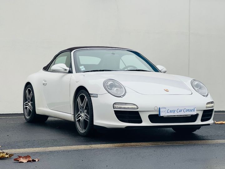 Porsche 911 Décapotable 997.II 3.8 Carrera S (385Ch) Blanc - 10