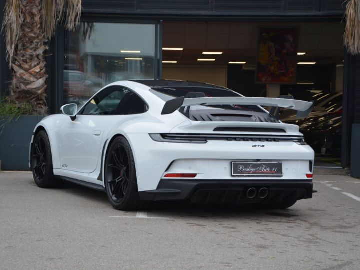 Porsche 911 GT3 1ere main Club Sport Malus Inclus Toit Carbon PDLS + LIFT  LOA 2 313 Euros Par Mois  Blanc - 4