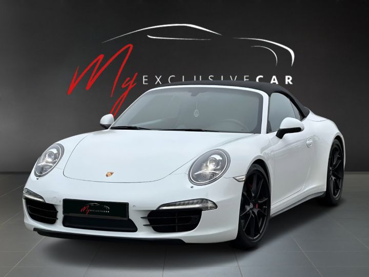 Porsche 911 PORSCHE 911 Type 991.1 4S Cabriolet – Révisée - GARANTIE 12 MOIS - 3.8L – PDK – Pack Sport Chrono – Echappement Sport– Bose – Cuir étendu Blanc - 1
