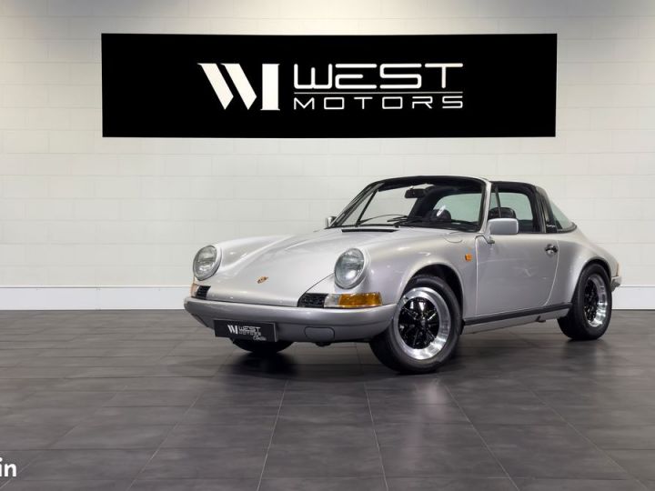 Porsche 911 SC 3.0 Targa Backdate 204 – Immat France Entièrement restaurée 96 962 Km Argent - 1