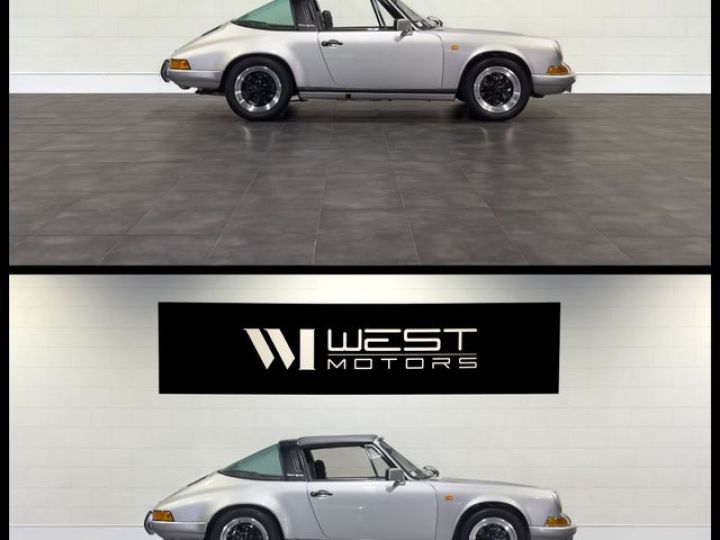 Porsche 911 SC 3.0 Targa Backdate 204 – Immat France Entièrement restaurée 96 962 Km Argent - 3