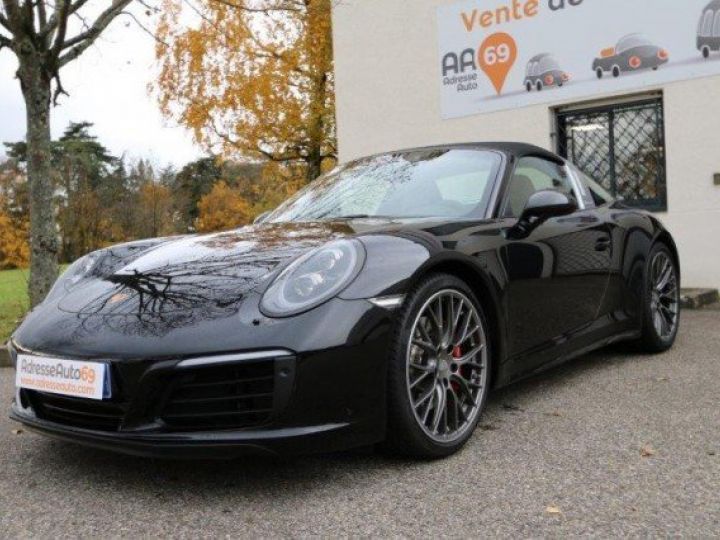 Porsche 911 série 991 TARGA 4S PDK     Essence NOIR BASALTE - 4