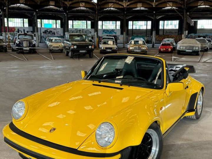 Porsche 911 Sublime cabriolet turbo look Jaune - 1