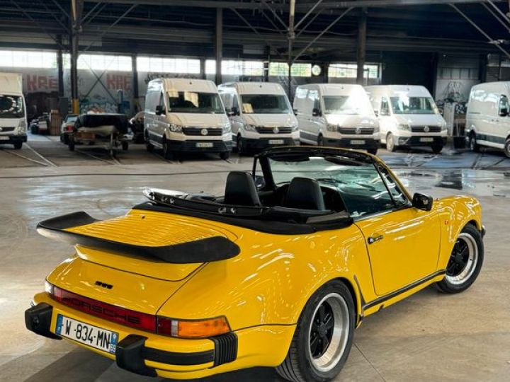 Porsche 911 Sublime cabriolet turbo look Jaune - 5