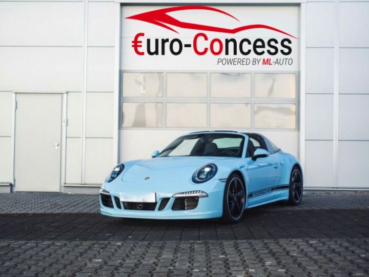 Porsche 911 Targa 991 4S Exclusive  Bleu Gulf - 1