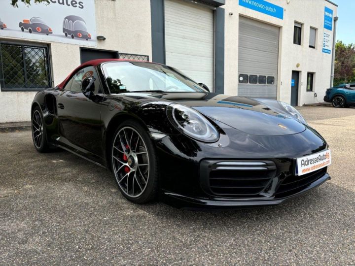 Porsche 911 TURBO 991 Ph2 Cabriolet 3.8i 540 PDK Noir - 12