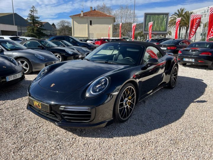 Porsche 911 TURBO CABRIOLET S PDK A Noir - 1