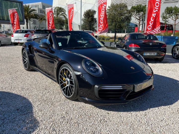 Porsche 911 TURBO CABRIOLET S PDK A Noir - 2