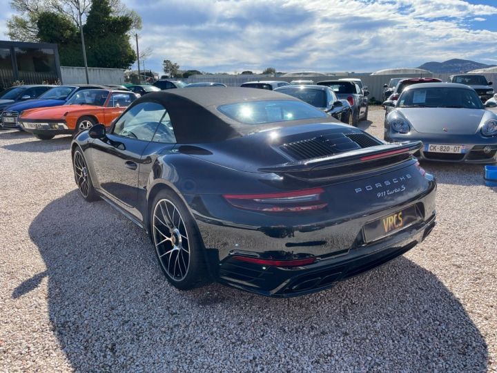 Porsche 911 TURBO CABRIOLET S PDK A Noir - 3