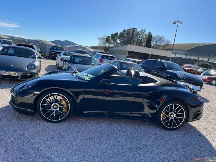 Porsche 911 TURBO CABRIOLET S PDK A Noir - 6