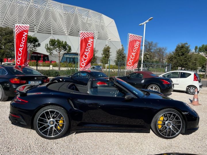 Porsche 911 TURBO CABRIOLET S PDK A Noir - 8