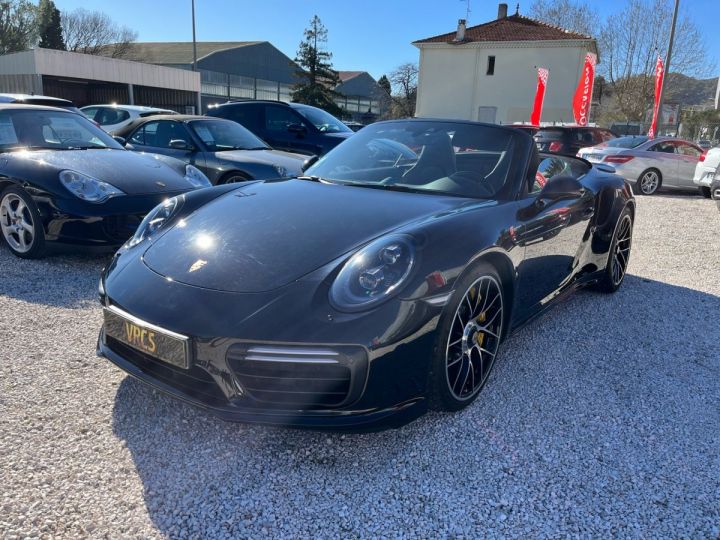 Porsche 911 TURBO CABRIOLET S PDK A Noir - 23