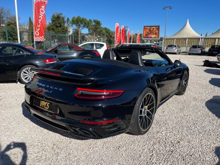 Porsche 911 TURBO CABRIOLET S PDK A Noir - 24