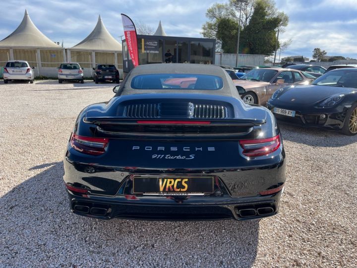 Porsche 911 TURBO CABRIOLET S PDK A Noir - 33